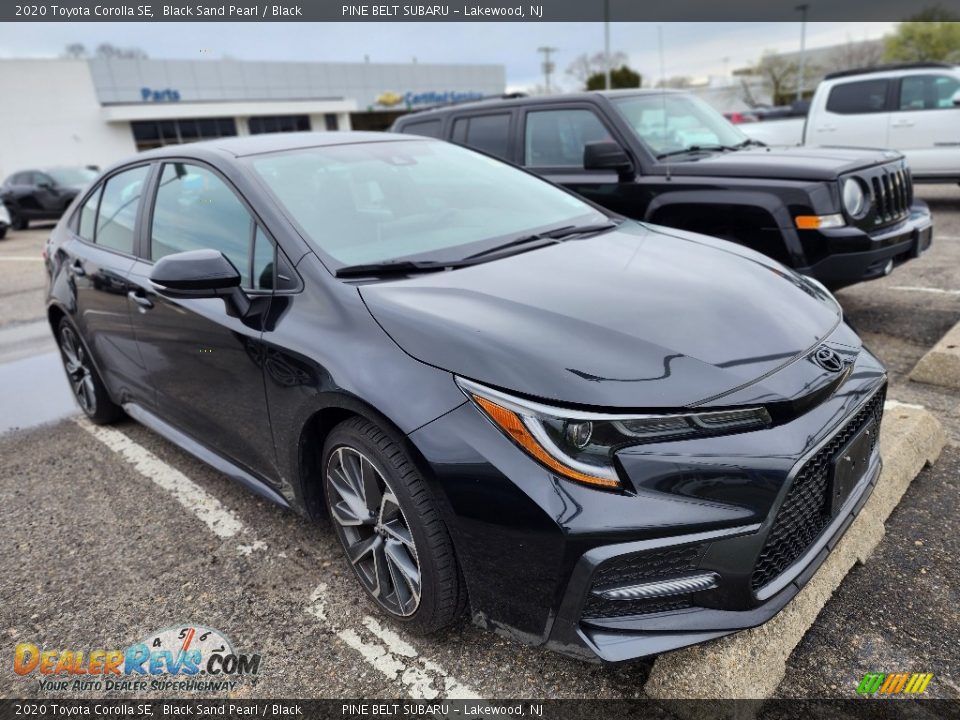 2020 Toyota Corolla SE Black Sand Pearl / Black Photo #3