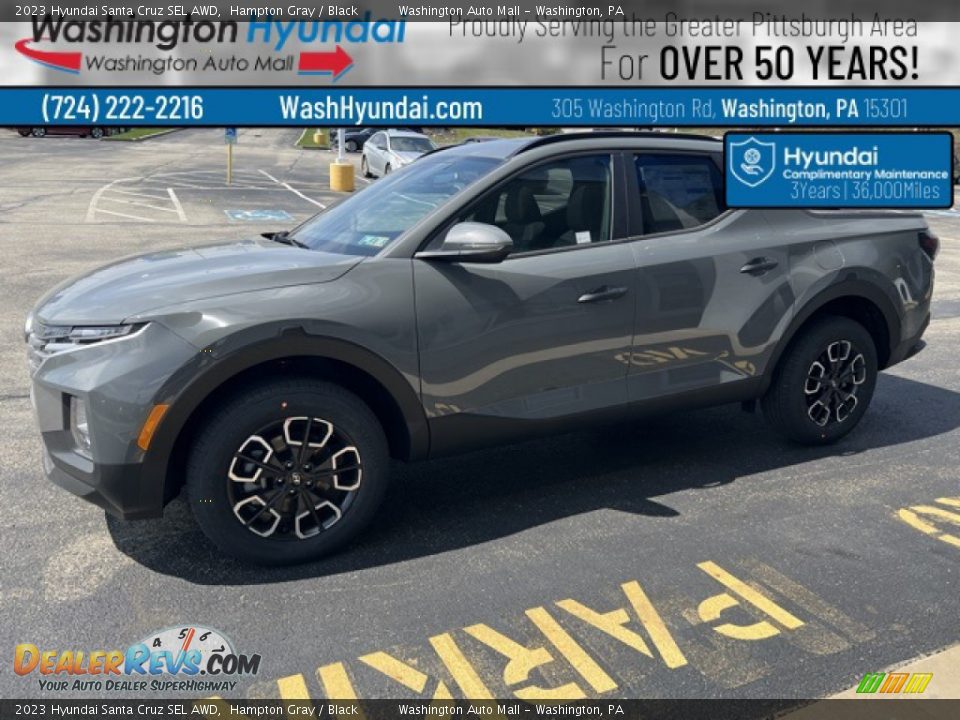 2023 Hyundai Santa Cruz SEL AWD Hampton Gray / Black Photo #1