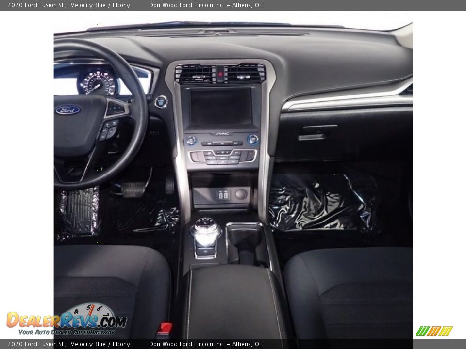2020 Ford Fusion SE Velocity Blue / Ebony Photo #25