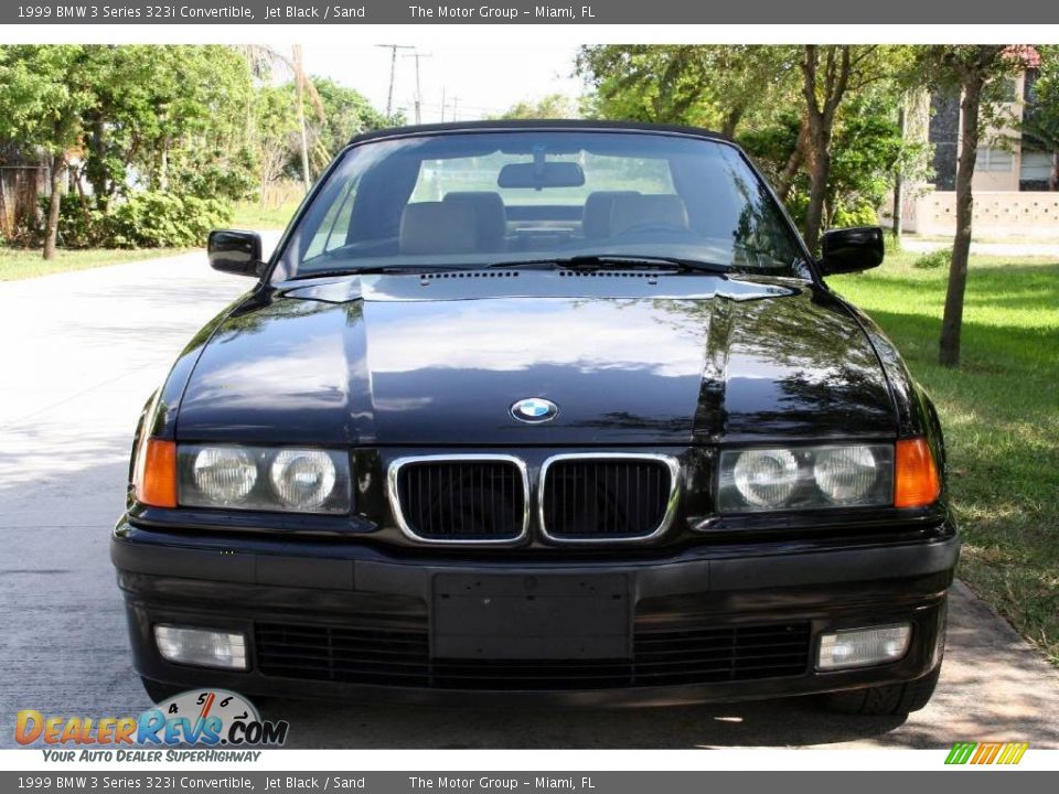 1999 BMW 3 Series 323i Convertible Jet Black / Sand Photo #21
