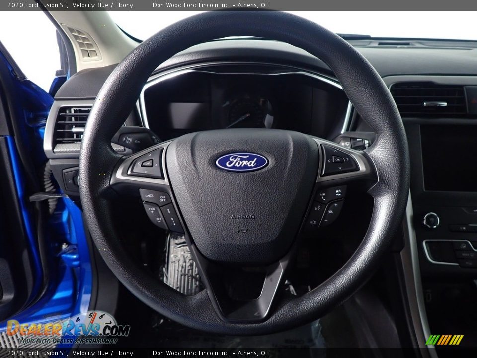 2020 Ford Fusion SE Velocity Blue / Ebony Photo #27