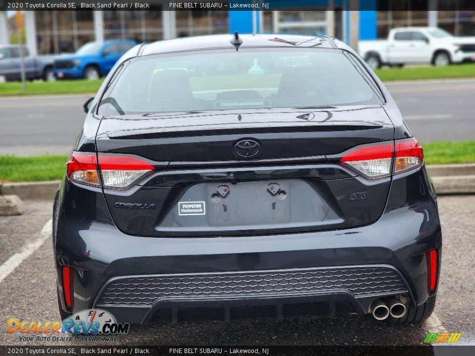 2020 Toyota Corolla SE Black Sand Pearl / Black Photo #6