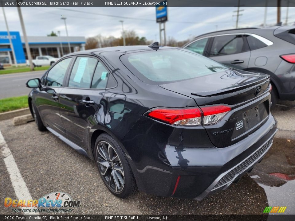 2020 Toyota Corolla SE Black Sand Pearl / Black Photo #7