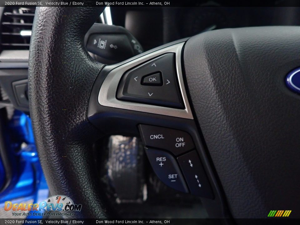 2020 Ford Fusion SE Velocity Blue / Ebony Photo #29