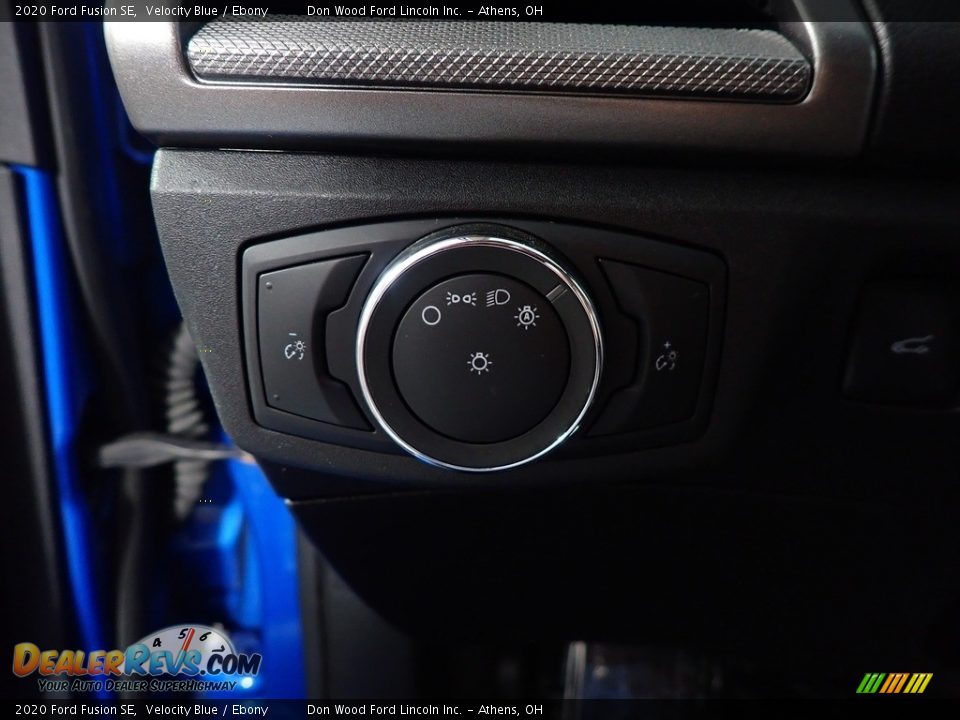 2020 Ford Fusion SE Velocity Blue / Ebony Photo #31