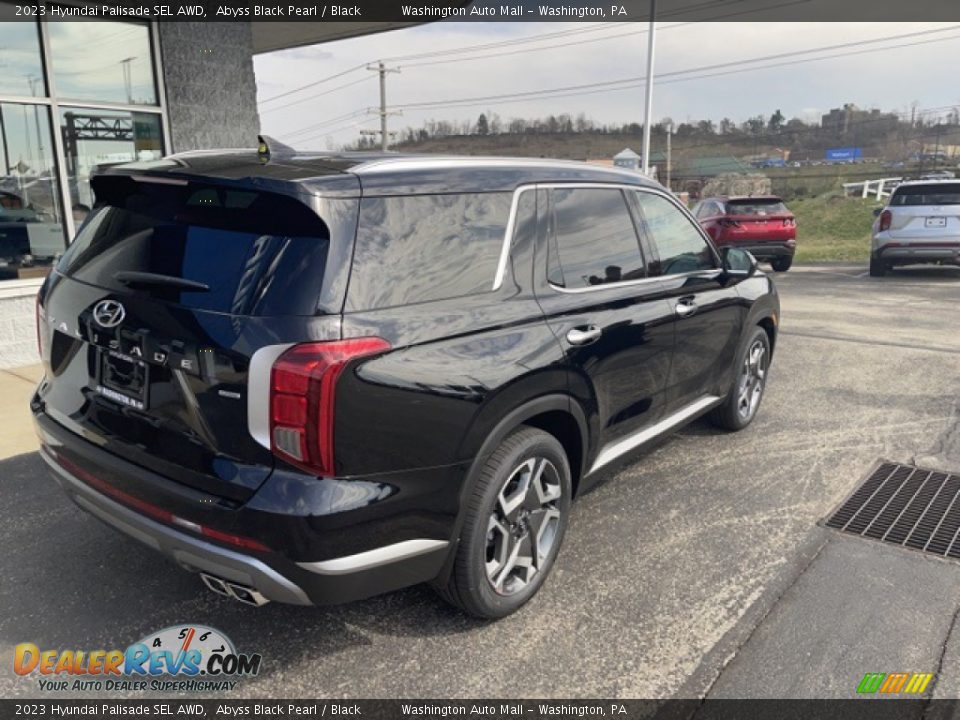 2023 Hyundai Palisade SEL AWD Abyss Black Pearl / Black Photo #2