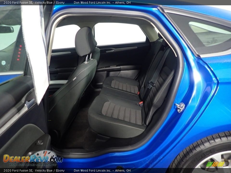2020 Ford Fusion SE Velocity Blue / Ebony Photo #35