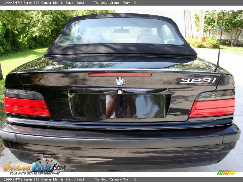 1999 BMW 3 Series 323i Convertible Jet Black / Sand Photo #22