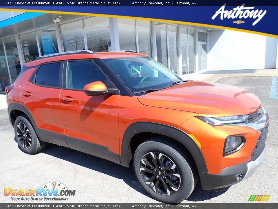2023 Chevrolet TrailBlazer LT AWD Vivid Orange Metallic / Jet Black Photo #1