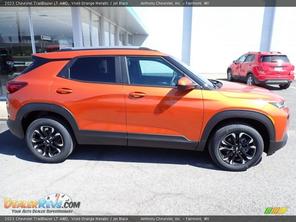 Vivid Orange Metallic 2023 Chevrolet TrailBlazer LT AWD Photo #2