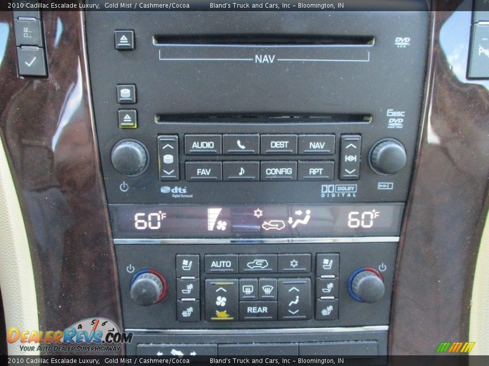 2010 Cadillac Escalade Luxury Gold Mist / Cashmere/Cocoa Photo #15