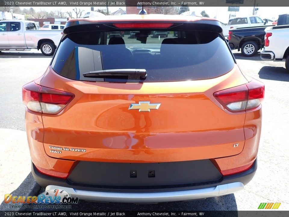 2023 Chevrolet TrailBlazer LT AWD Vivid Orange Metallic / Jet Black Photo #4