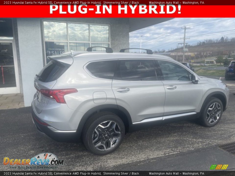 2023 Hyundai Santa Fe Hybrid SEL Convenience AWD Plug-In Hybrid Shimmering Silver / Black Photo #2