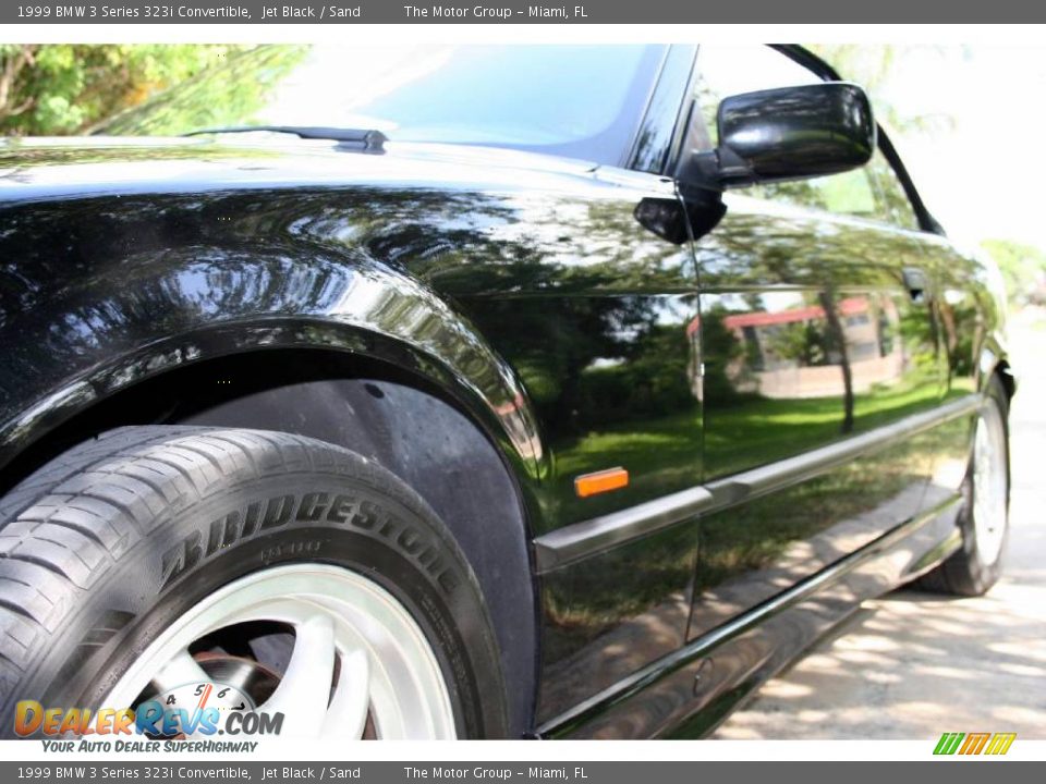 1999 BMW 3 Series 323i Convertible Jet Black / Sand Photo #23