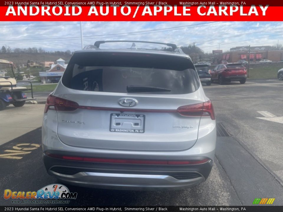 2023 Hyundai Santa Fe Hybrid SEL Convenience AWD Plug-In Hybrid Shimmering Silver / Black Photo #3