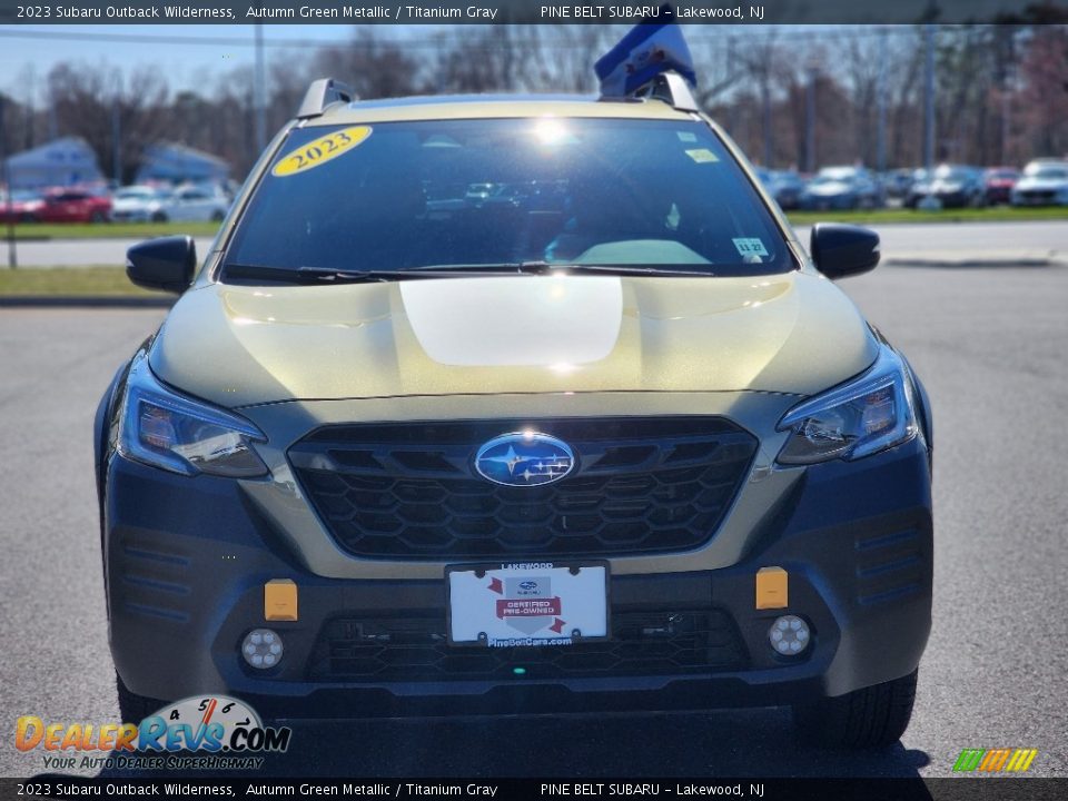 2023 Subaru Outback Wilderness Autumn Green Metallic / Titanium Gray Photo #16