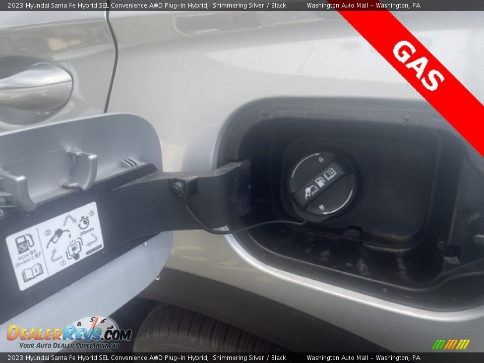 2023 Hyundai Santa Fe Hybrid SEL Convenience AWD Plug-In Hybrid Shimmering Silver / Black Photo #4