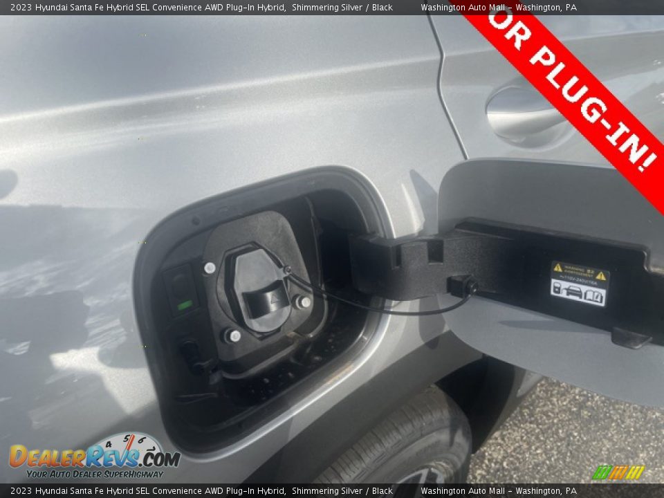 2023 Hyundai Santa Fe Hybrid SEL Convenience AWD Plug-In Hybrid Shimmering Silver / Black Photo #5