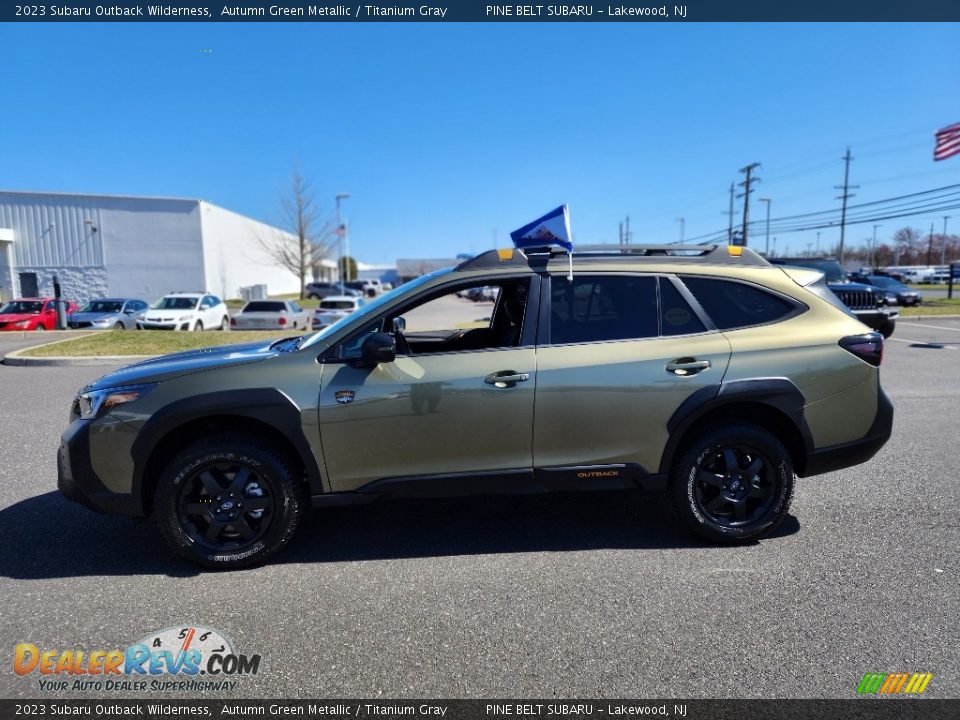 2023 Subaru Outback Wilderness Autumn Green Metallic / Titanium Gray Photo #18