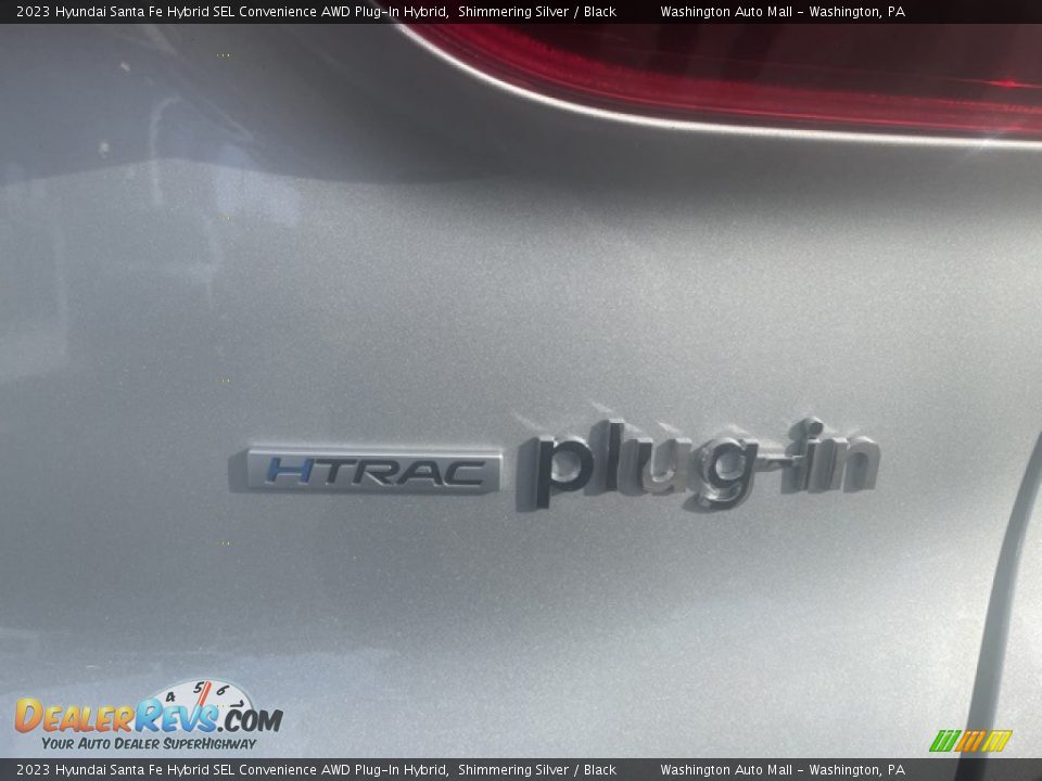 2023 Hyundai Santa Fe Hybrid SEL Convenience AWD Plug-In Hybrid Shimmering Silver / Black Photo #6
