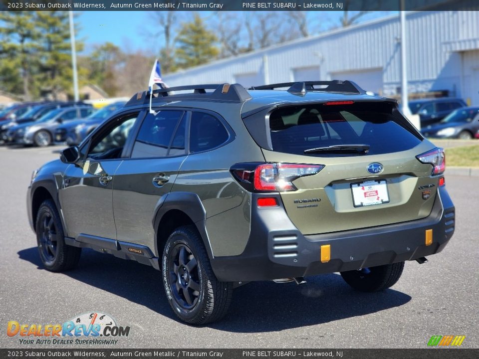 2023 Subaru Outback Wilderness Autumn Green Metallic / Titanium Gray Photo #19