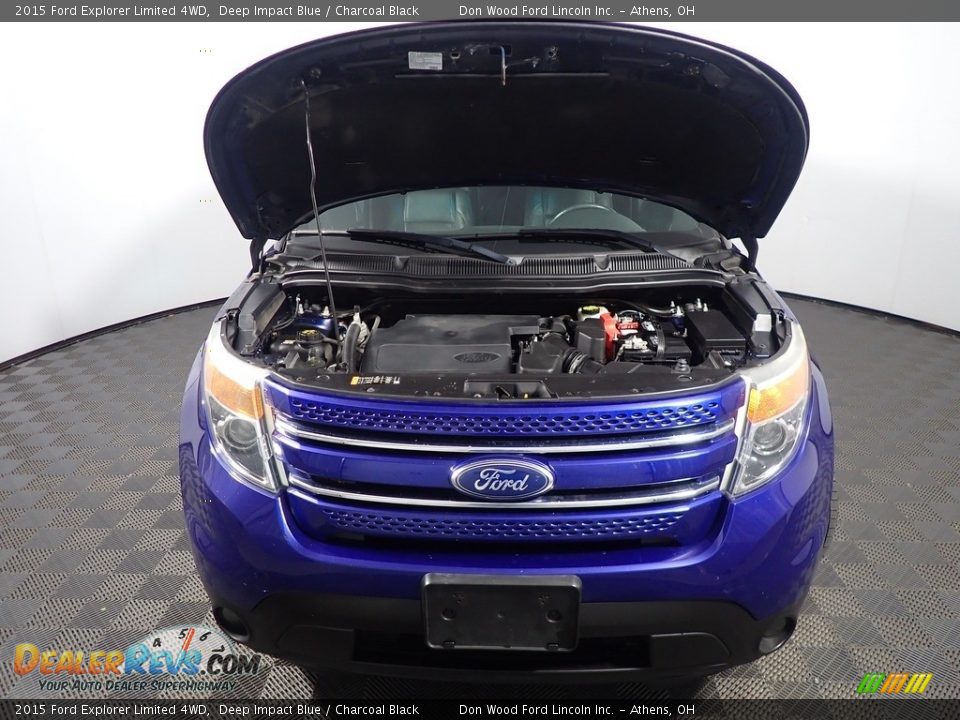 2015 Ford Explorer Limited 4WD Deep Impact Blue / Charcoal Black Photo #7