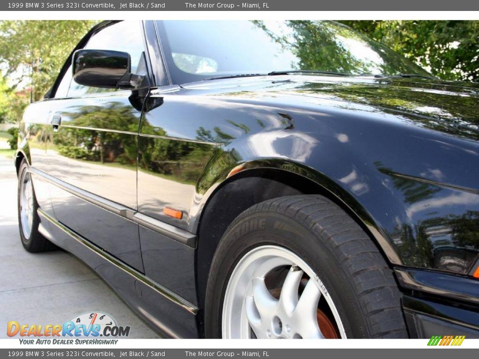 1999 BMW 3 Series 323i Convertible Jet Black / Sand Photo #24