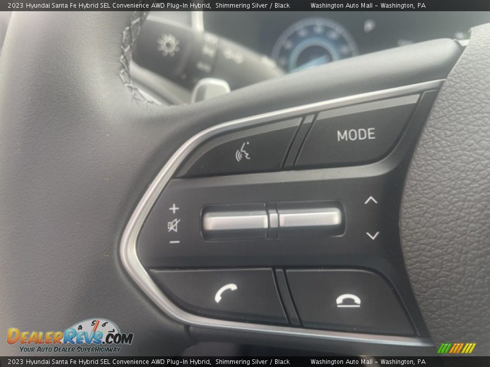 2023 Hyundai Santa Fe Hybrid SEL Convenience AWD Plug-In Hybrid Shimmering Silver / Black Photo #11