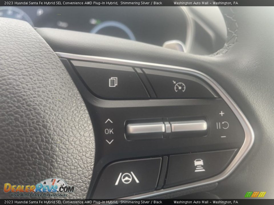2023 Hyundai Santa Fe Hybrid SEL Convenience AWD Plug-In Hybrid Shimmering Silver / Black Photo #12