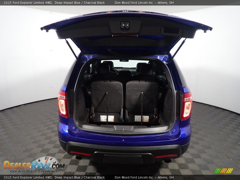 2015 Ford Explorer Limited 4WD Deep Impact Blue / Charcoal Black Photo #15