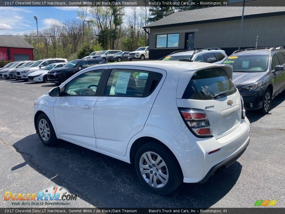 2017 Chevrolet Sonic LT Hatchback Summit White / Jet Black/Dark Titanium Photo #3