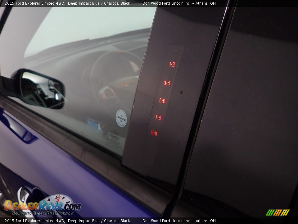 2015 Ford Explorer Limited 4WD Deep Impact Blue / Charcoal Black Photo #19