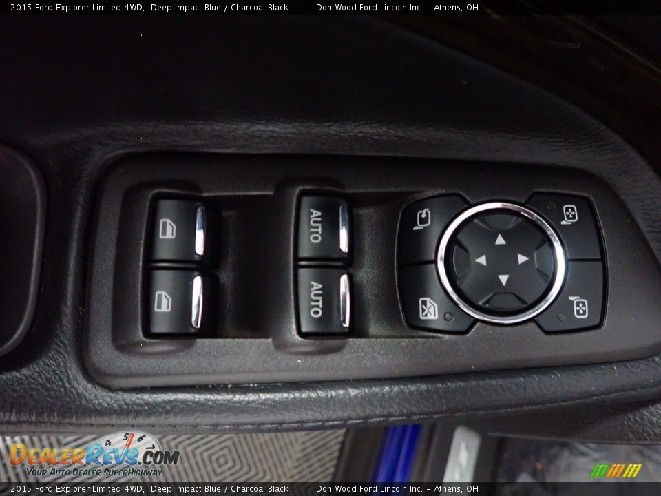 2015 Ford Explorer Limited 4WD Deep Impact Blue / Charcoal Black Photo #21