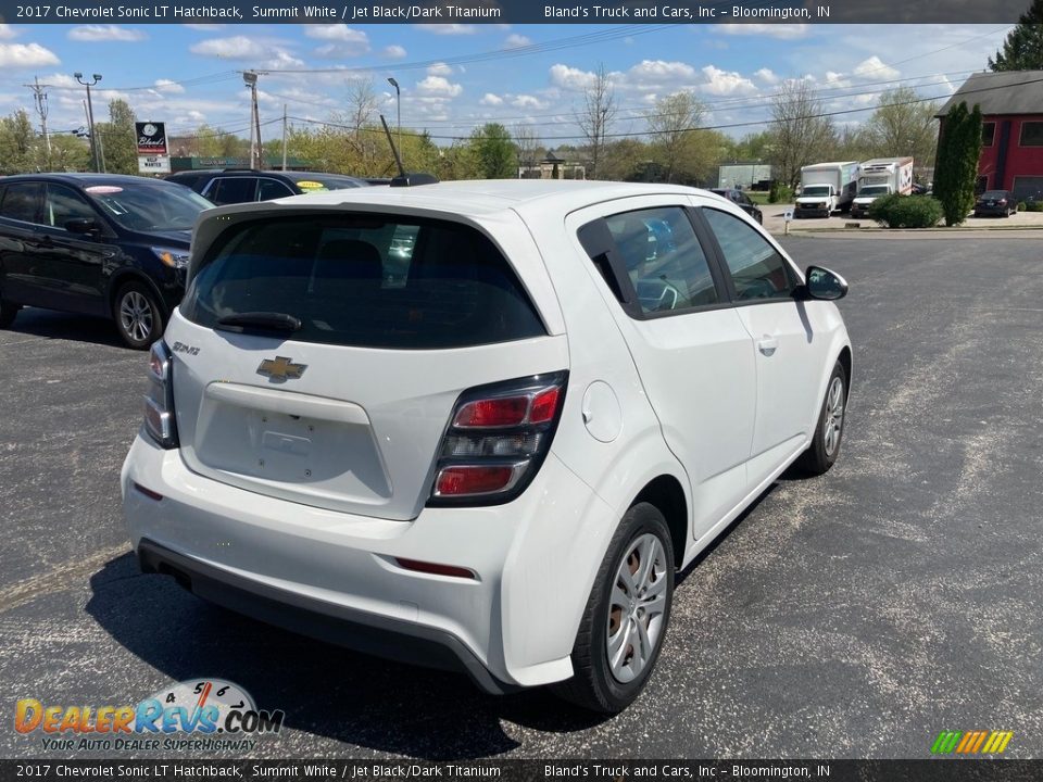 2017 Chevrolet Sonic LT Hatchback Summit White / Jet Black/Dark Titanium Photo #7