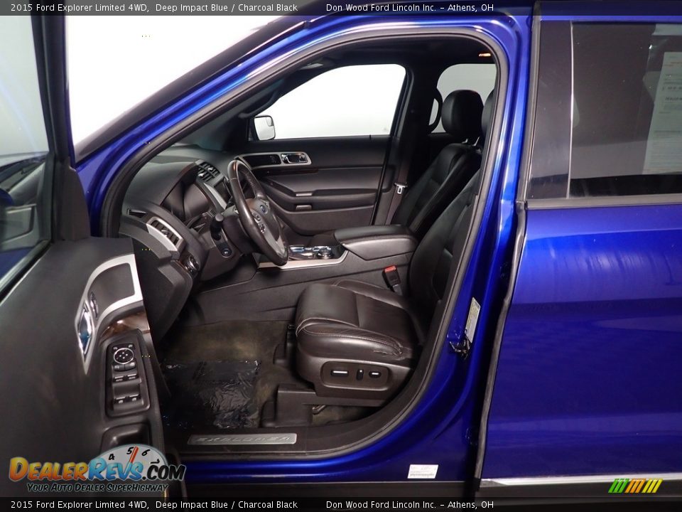 2015 Ford Explorer Limited 4WD Deep Impact Blue / Charcoal Black Photo #22