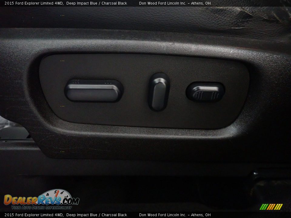 2015 Ford Explorer Limited 4WD Deep Impact Blue / Charcoal Black Photo #23
