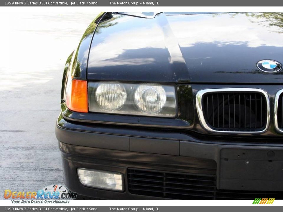 1999 BMW 3 Series 323i Convertible Jet Black / Sand Photo #25