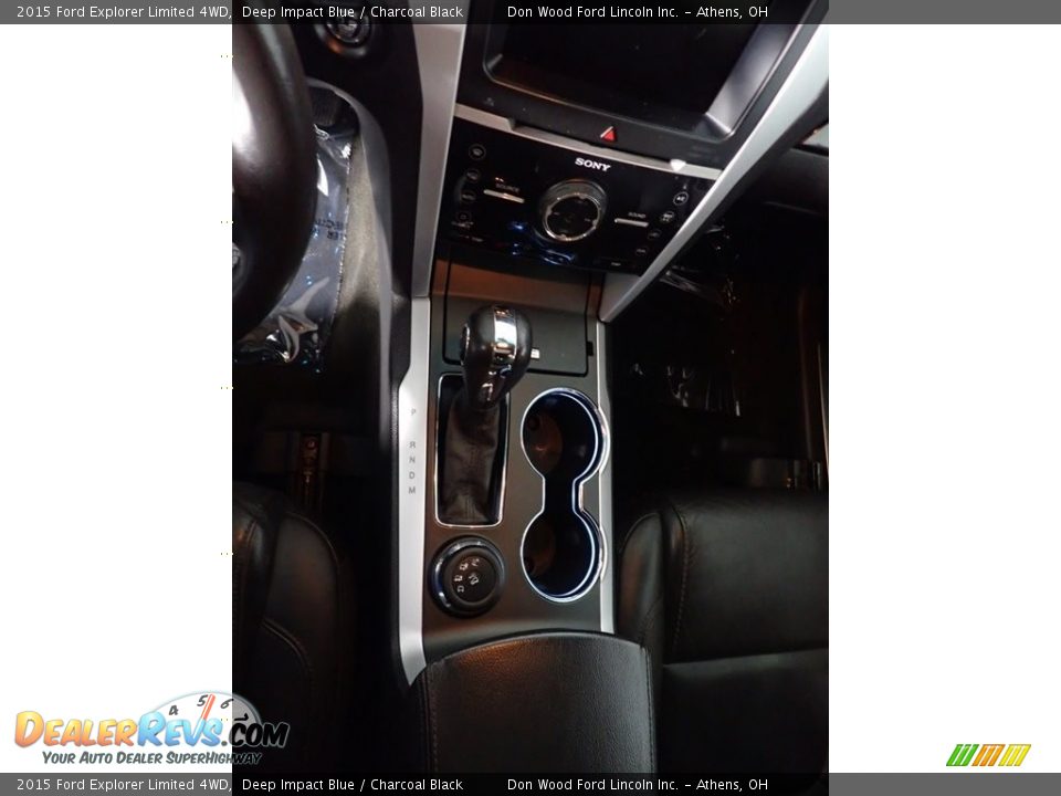2015 Ford Explorer Limited 4WD Deep Impact Blue / Charcoal Black Photo #32