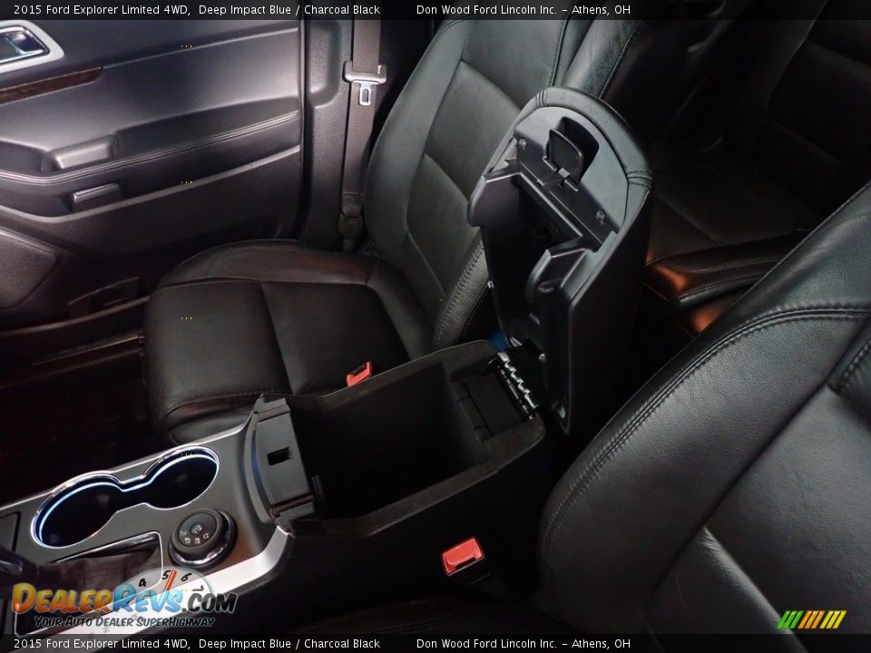 2015 Ford Explorer Limited 4WD Deep Impact Blue / Charcoal Black Photo #33