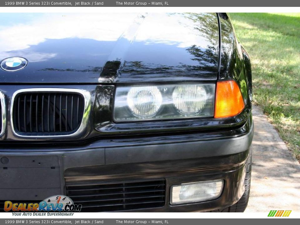1999 BMW 3 Series 323i Convertible Jet Black / Sand Photo #26