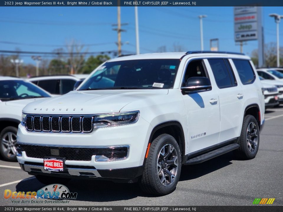 2023 Jeep Wagoneer Series III 4x4 Bright White / Global Black Photo #1