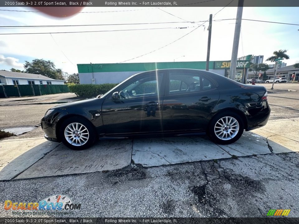 2010 Saab 9-3 2.0T Sport Sedan Black / Black Photo #2