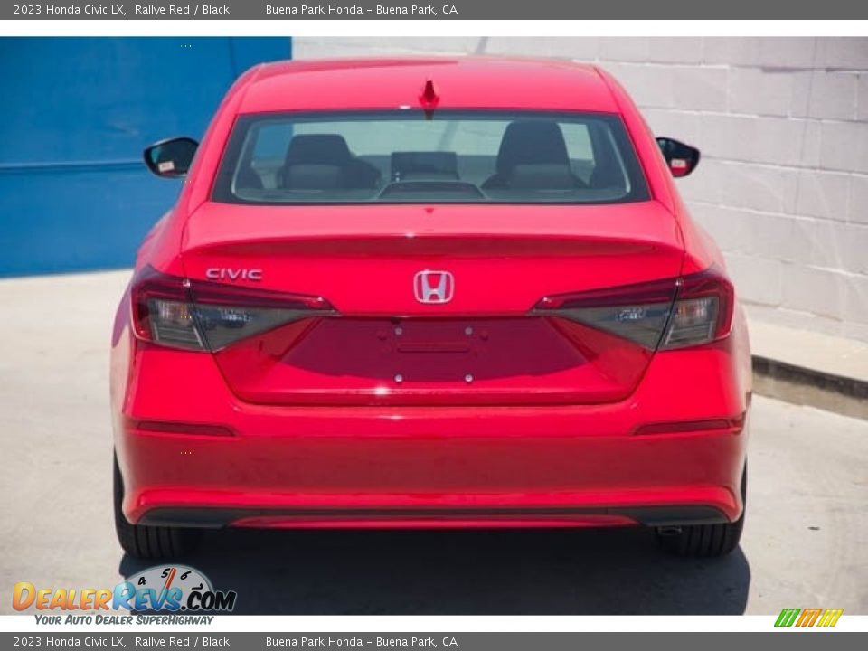 2023 Honda Civic LX Rallye Red / Black Photo #5