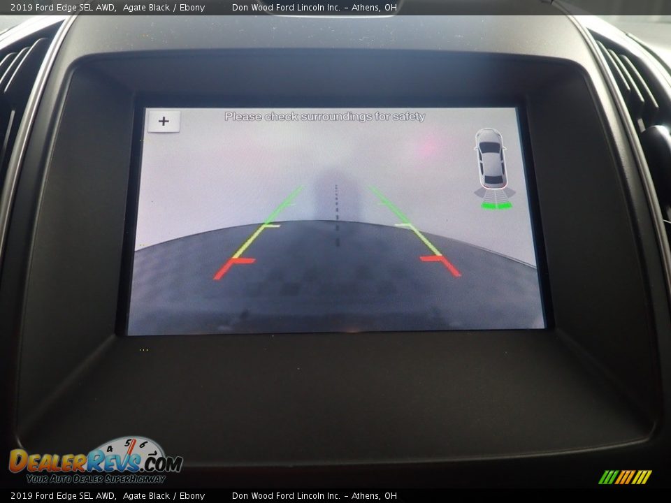 2019 Ford Edge SEL AWD Agate Black / Ebony Photo #2
