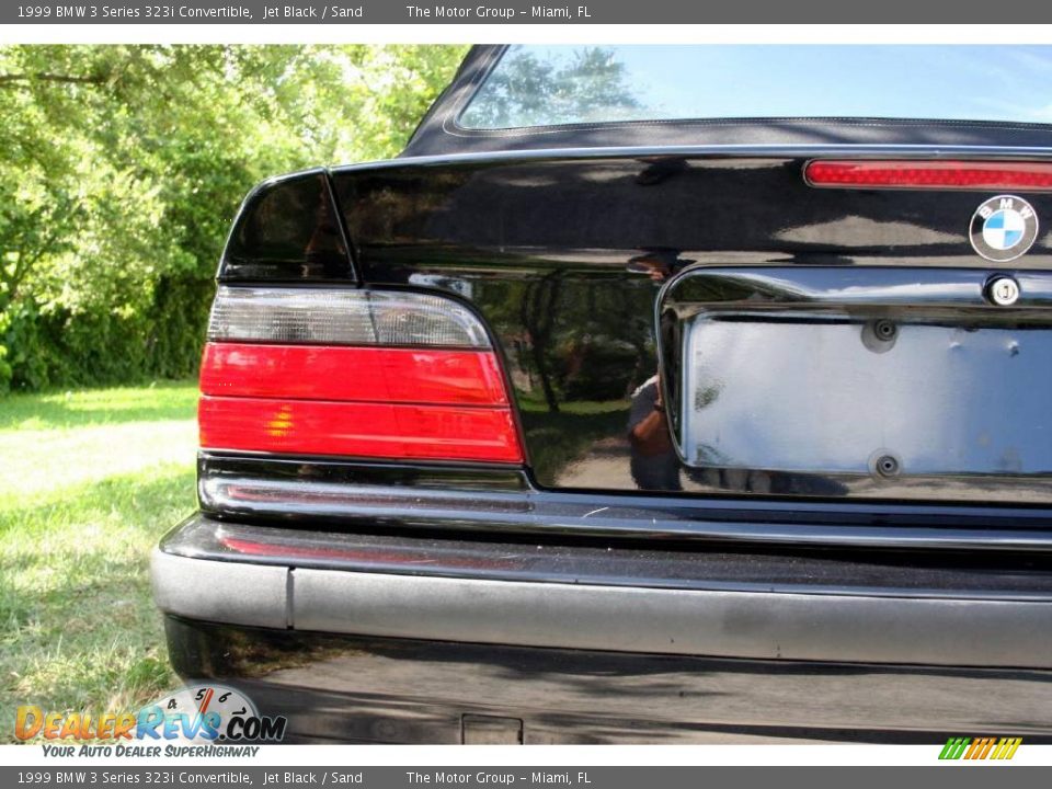 1999 BMW 3 Series 323i Convertible Jet Black / Sand Photo #27