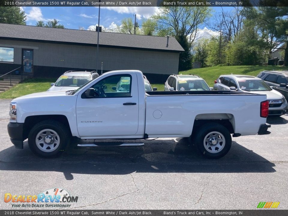 2018 Chevrolet Silverado 1500 WT Regular Cab Summit White / Dark Ash/Jet Black Photo #3