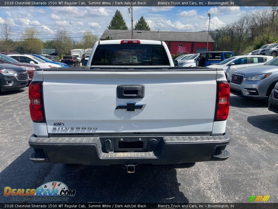 2018 Chevrolet Silverado 1500 WT Regular Cab Summit White / Dark Ash/Jet Black Photo #6