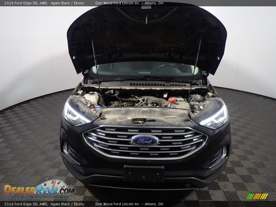 2019 Ford Edge SEL AWD Agate Black / Ebony Photo #6