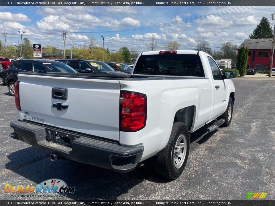 2018 Chevrolet Silverado 1500 WT Regular Cab Summit White / Dark Ash/Jet Black Photo #8