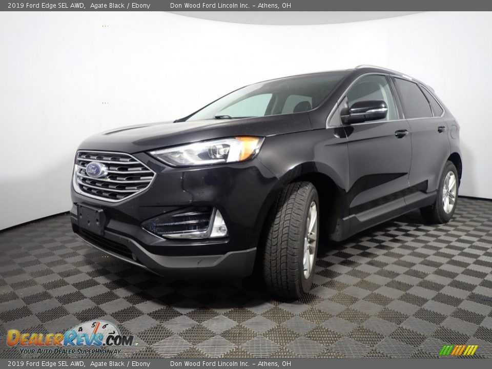 2019 Ford Edge SEL AWD Agate Black / Ebony Photo #8